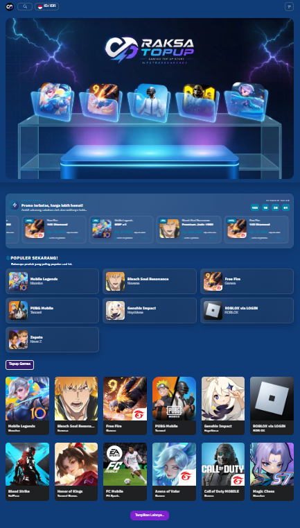 Halaman Website yang bisa di akses